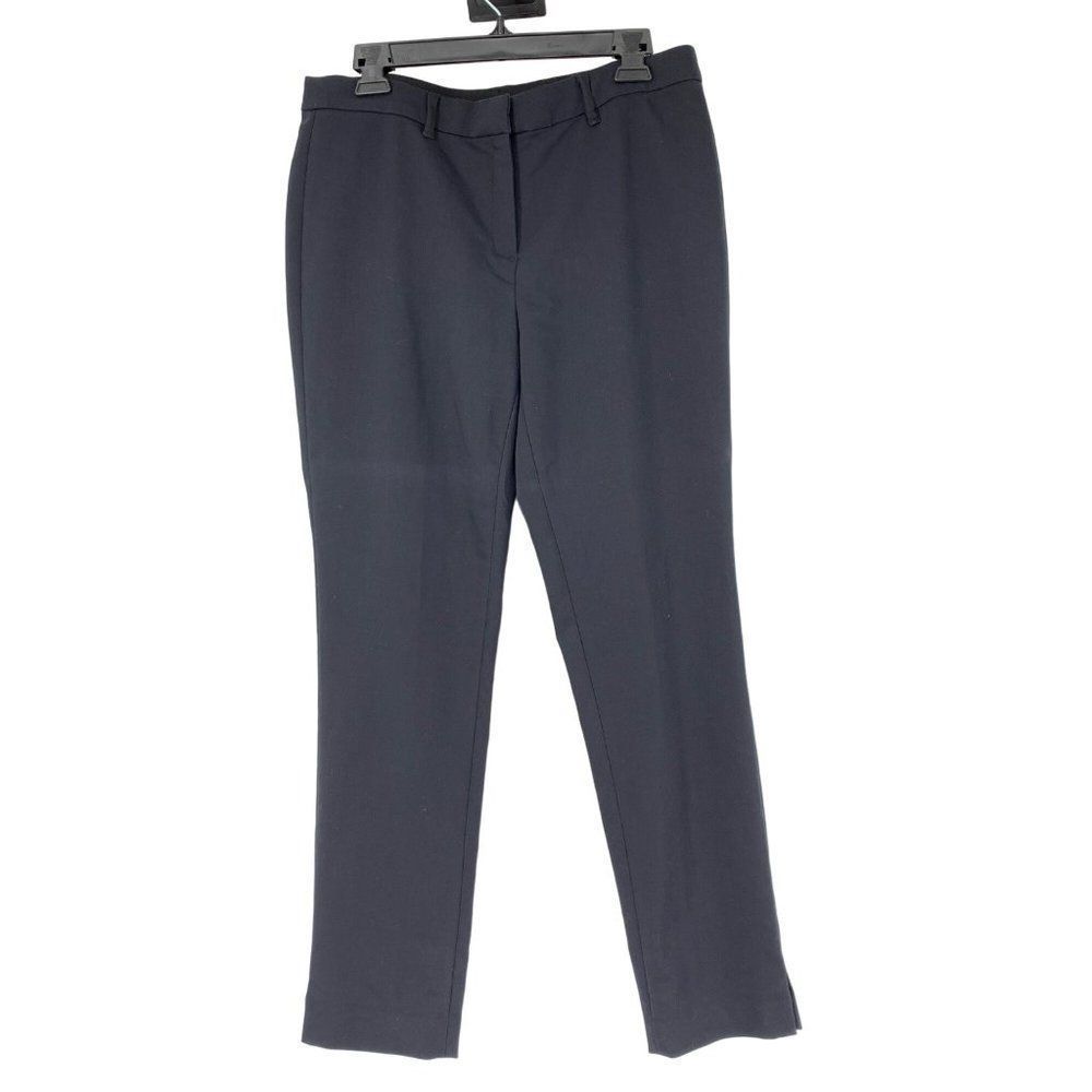 Rafaella Studio Knit Work Pants Career Black Size 10 Stretch Comfort Modern 2838
